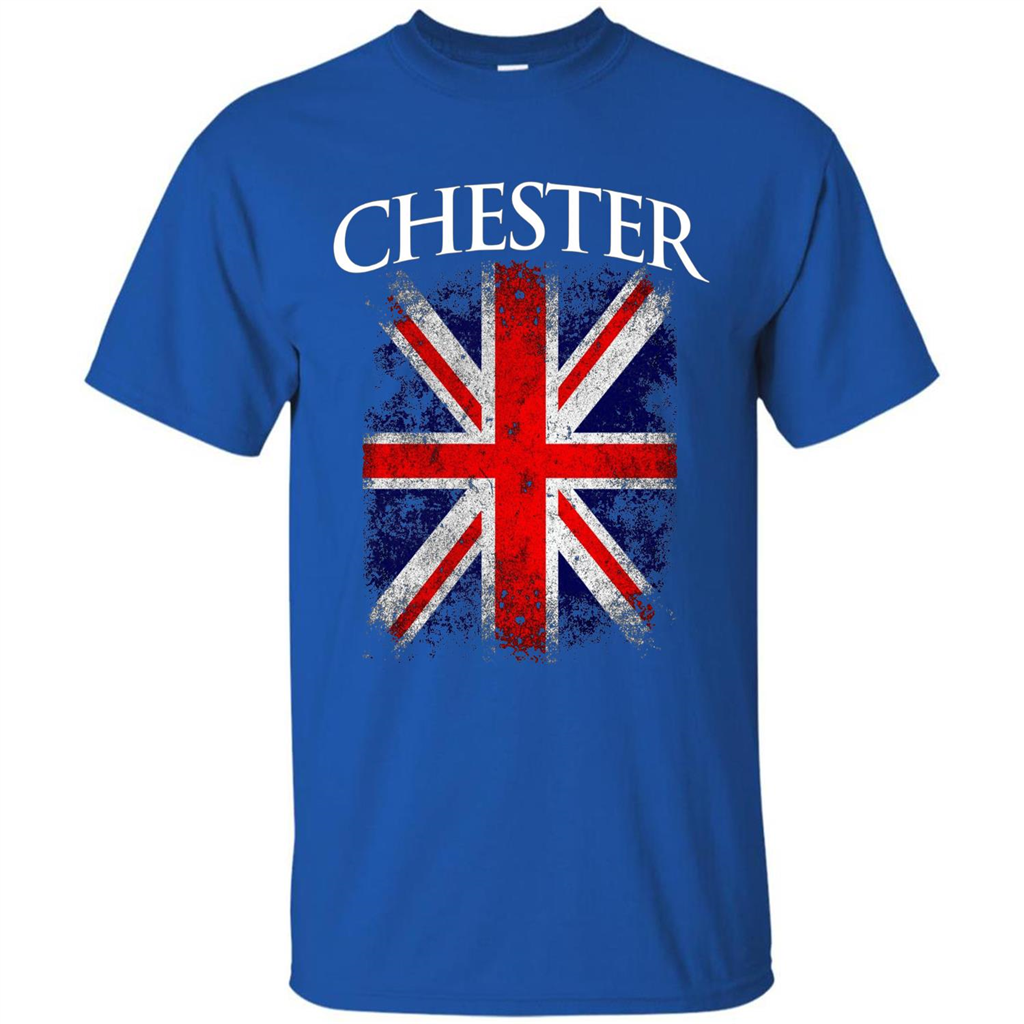 Chester England British Flag T-shirt Royal
