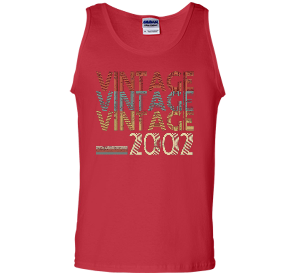 Retro Classic Vintage 2002 - 15th Gift 15 Yrs Years Old cool shirt Red