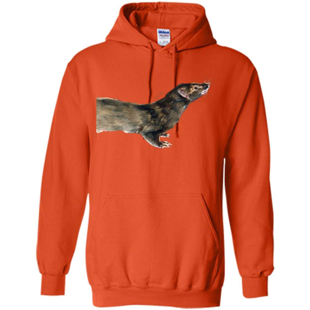 Save The European Mink T-shirt Orange