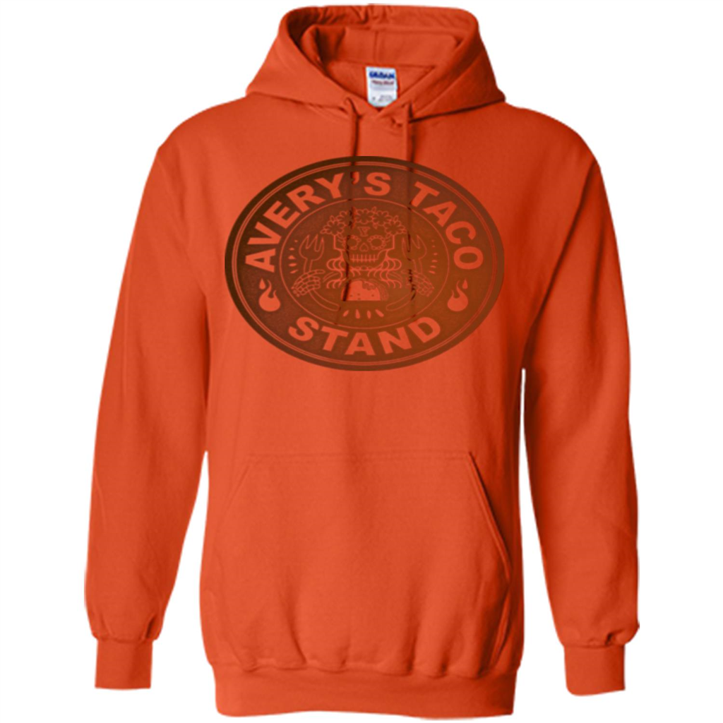Avery's Taco Stand Bronze T-shirt Orange