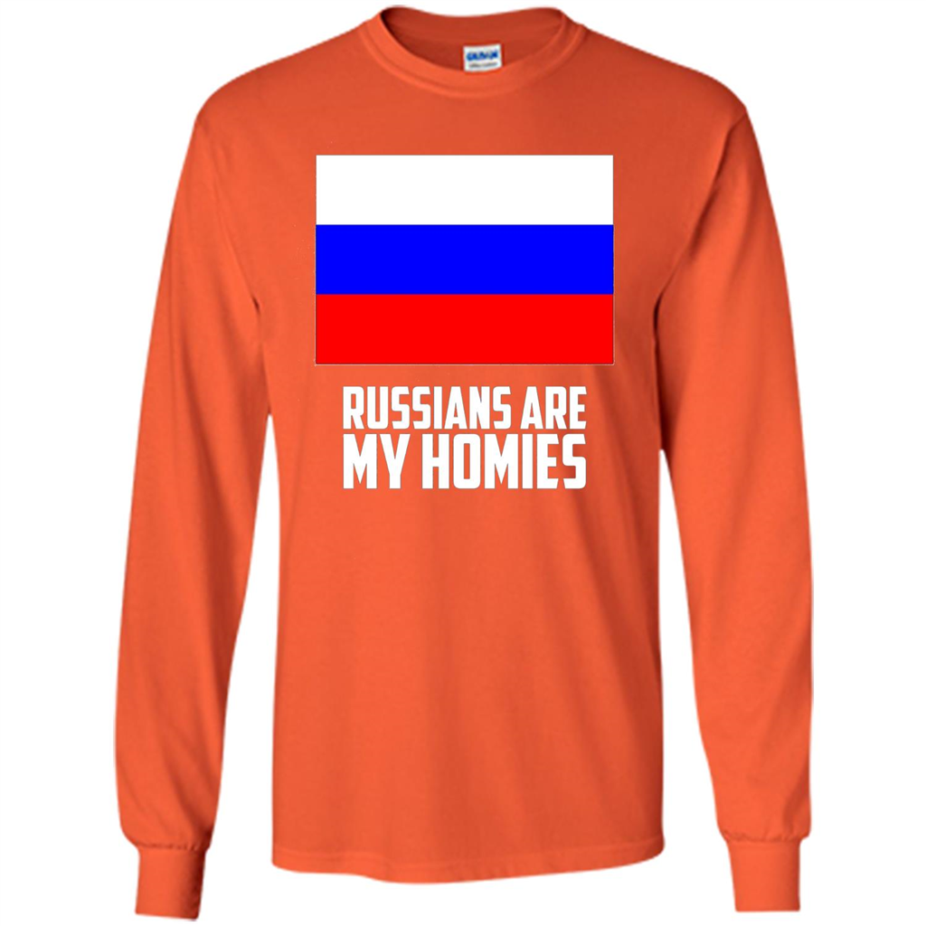 Russians Are My Homies T-shirt Orange