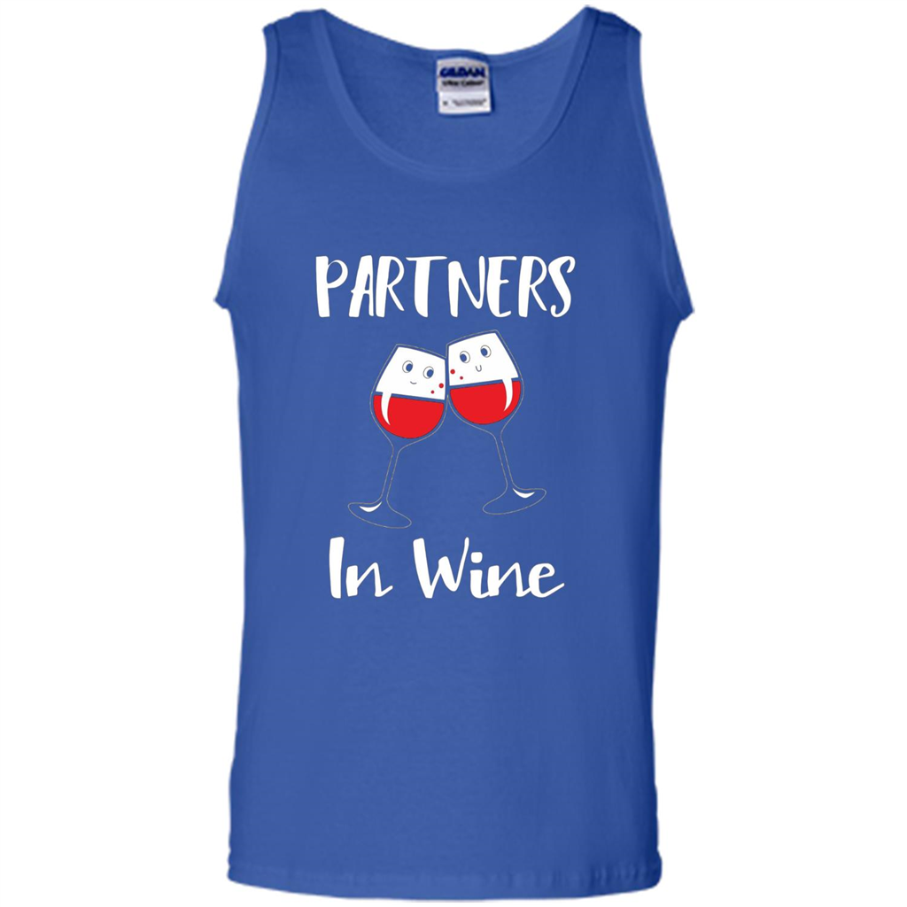 Wine Party T-shirt Partners In Wine T-shirt Royal