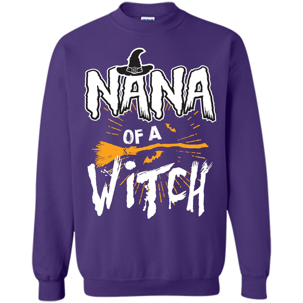 Halloween T-shirt Nana Of A Witch Orange