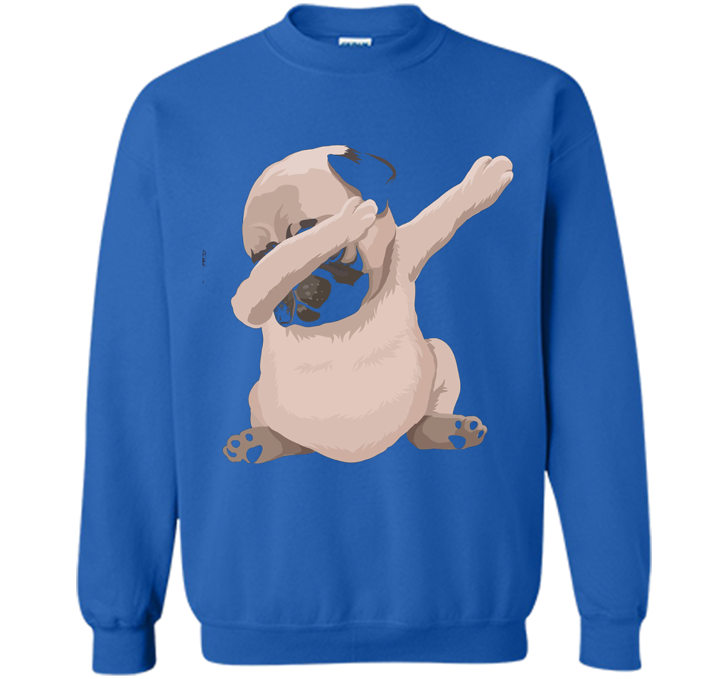 Funny Pug Dab Shirt - Dabbing Pug T T-shirt Royal