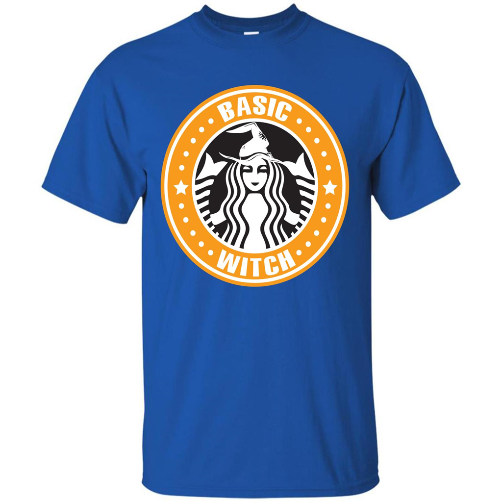 Halloween T-shirt Basic Witch T-shirt Royal