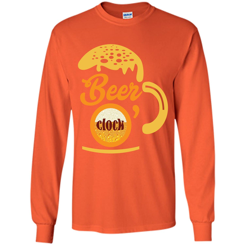 Beer T-shirt Beer O’clock Orange