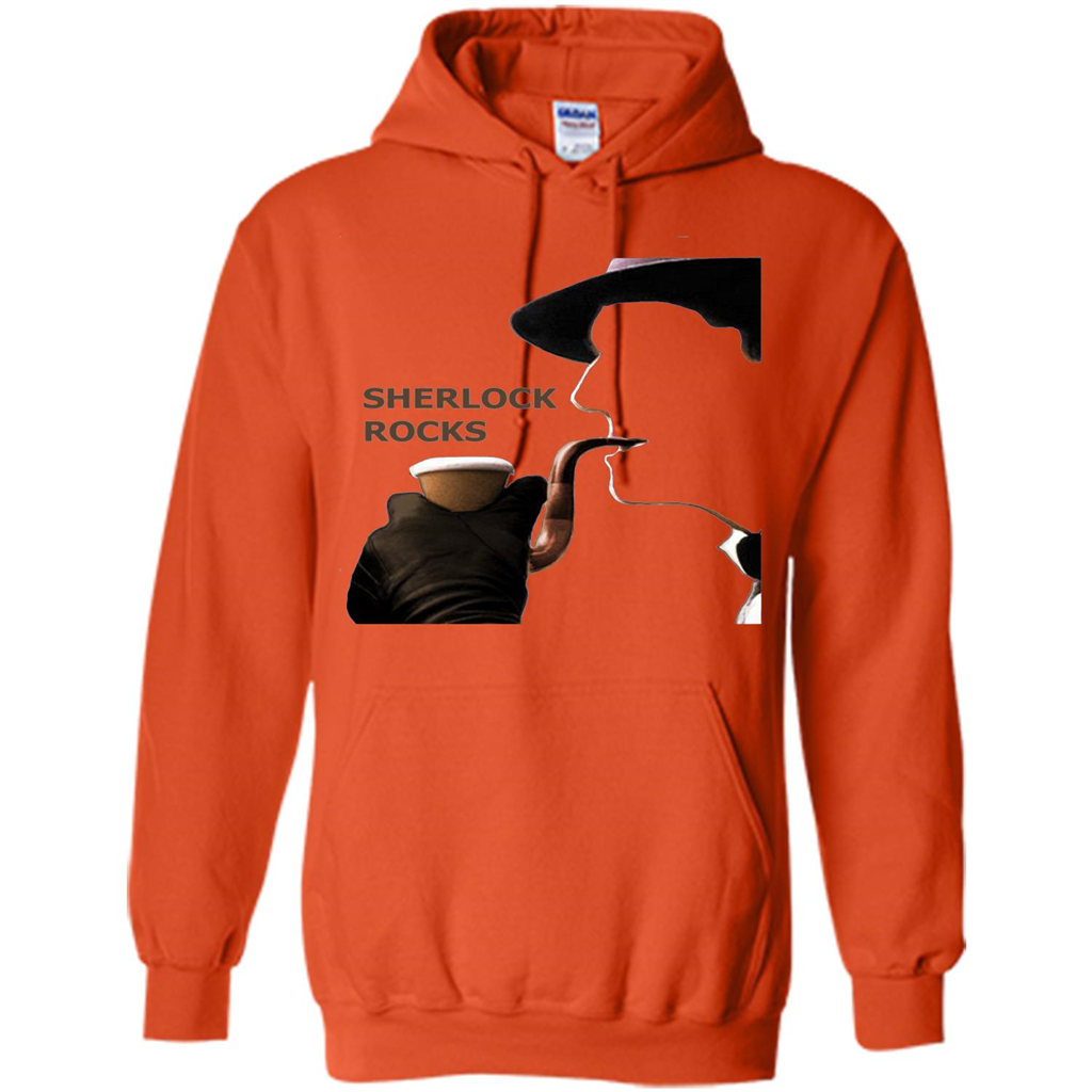 Sherlock Rocks T-shirt Orange