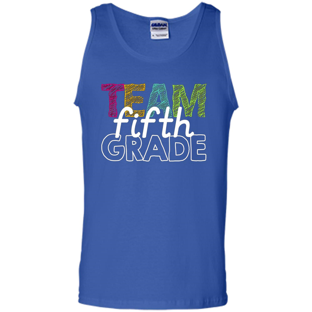 Team Fifth Grade Teacher T-shirt Royal