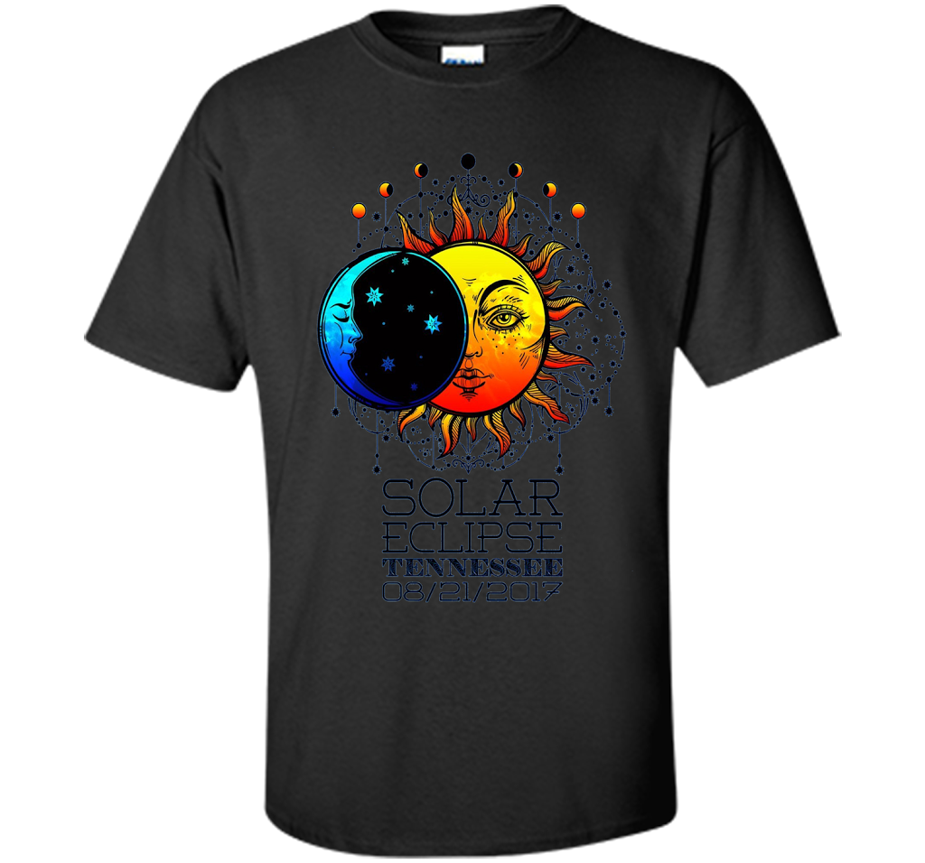 Tennessee Total Solar Eclipse Tennessee Ancient Tshirt Black S