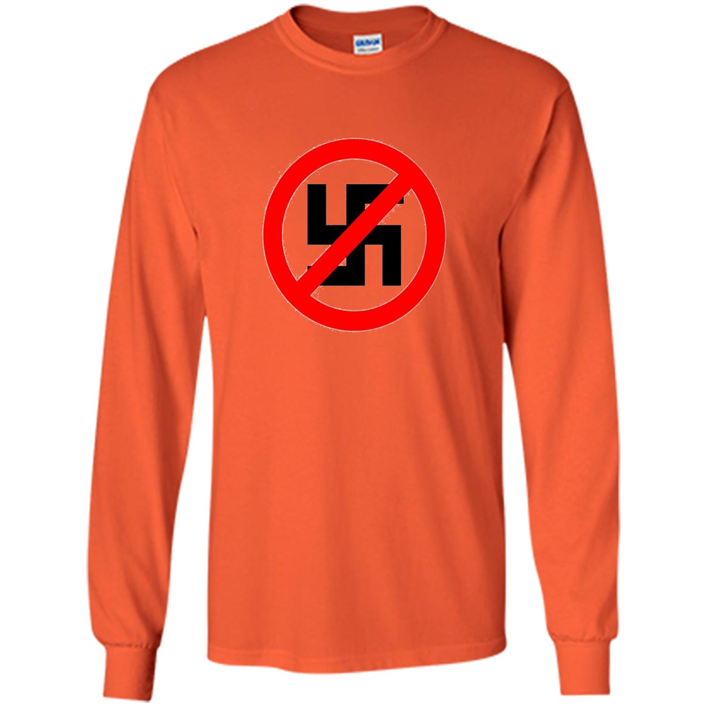 Anti-Nazi Shirt Support Equal Rights T-shirt Orange