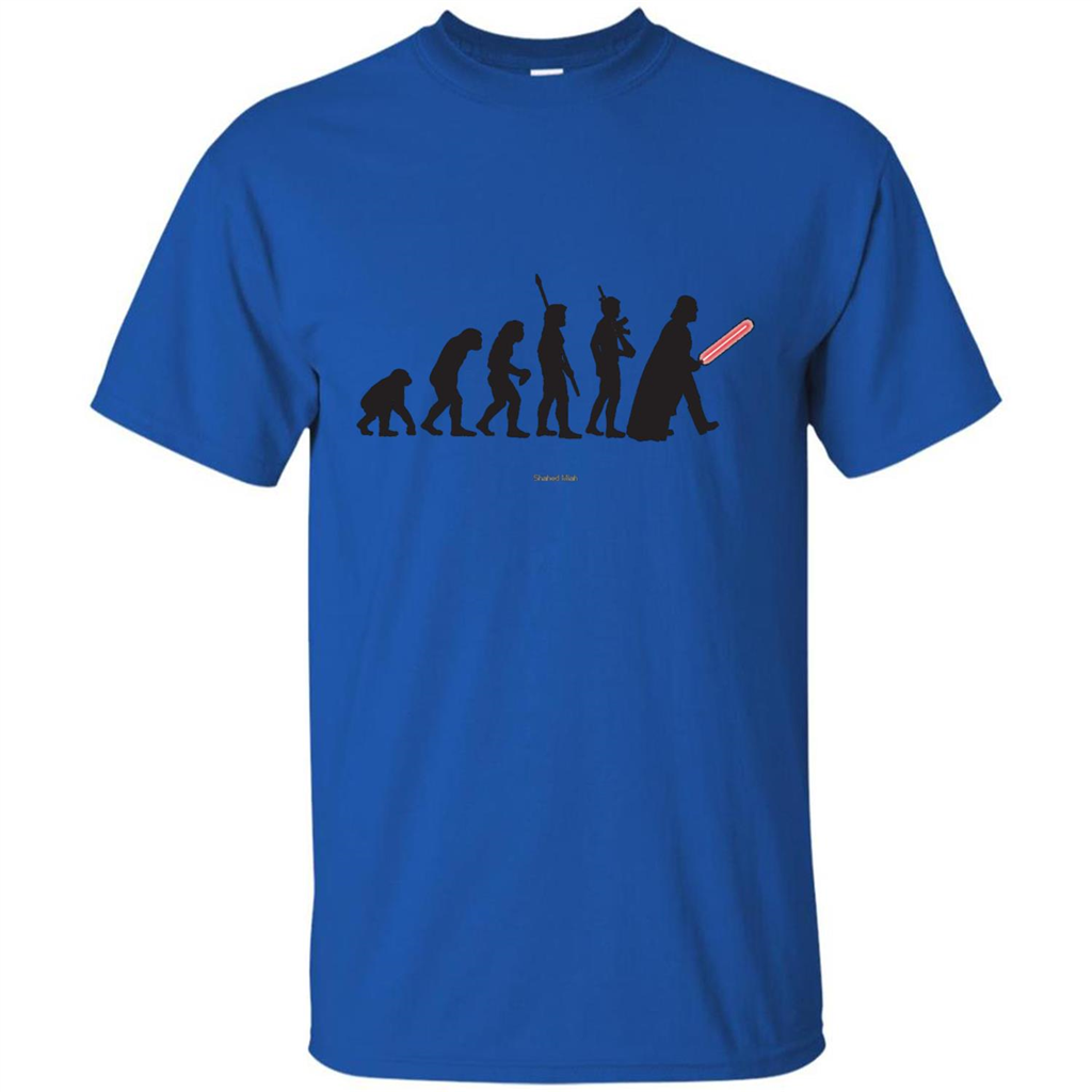 Movies Lover T-shirt Human Evolution Royal