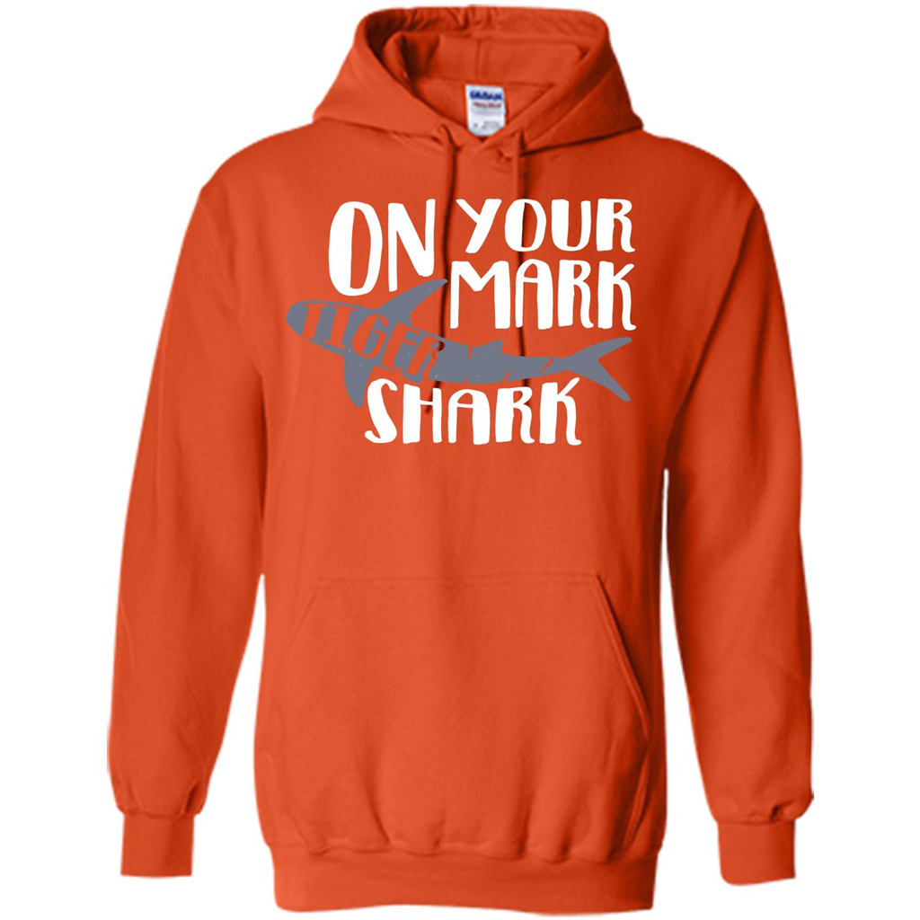 Tiger Shark T-shirt On Your Mark Tiger Shark T-shirt Orange