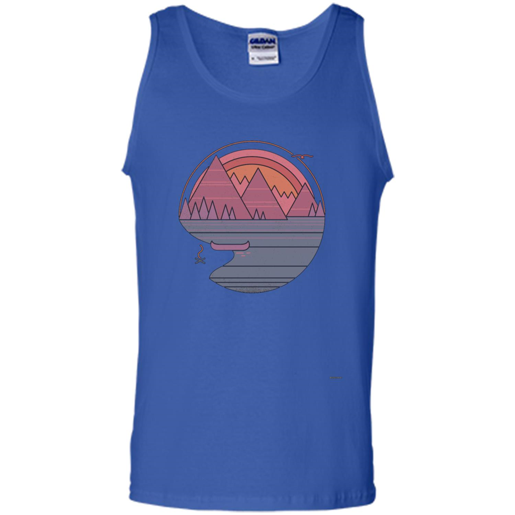 The Mountains Are Calling I Must Go T-shirt Royal