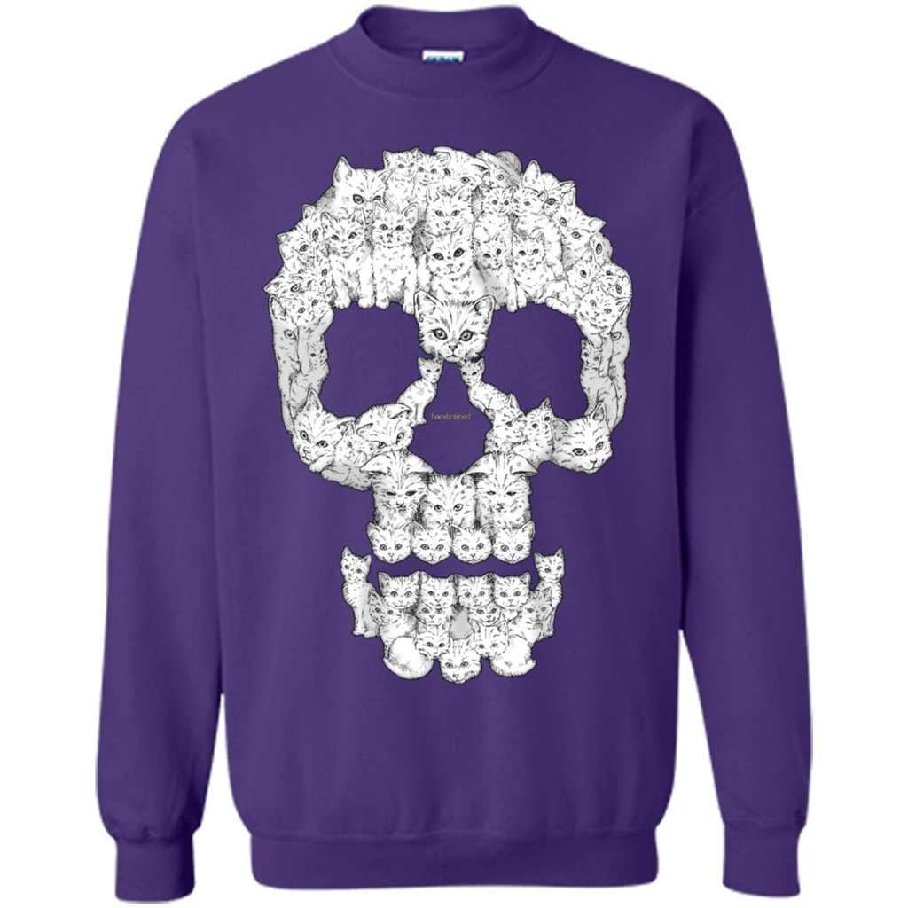 Skulls Are For Pussies Cats T-shirt Orange