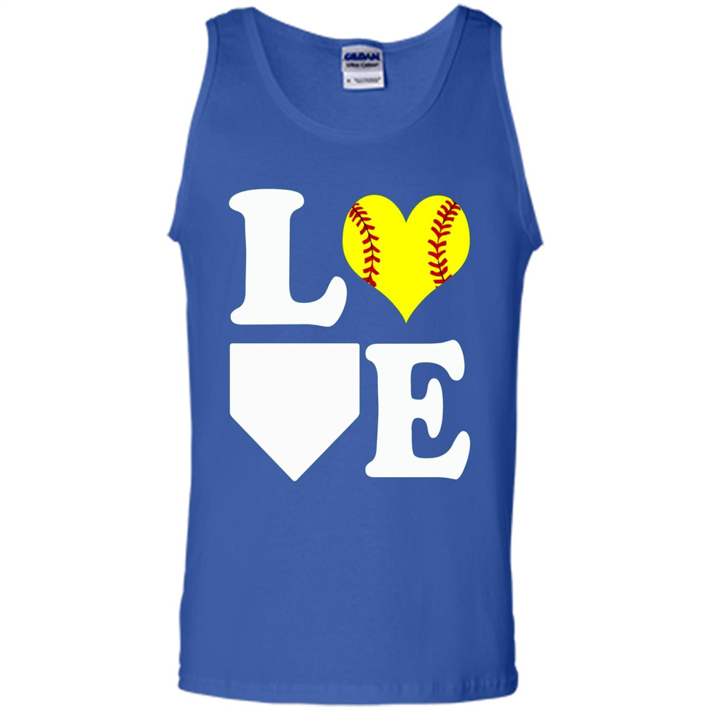 Love Softball T-shirt I Love Softball T-shirt Royal