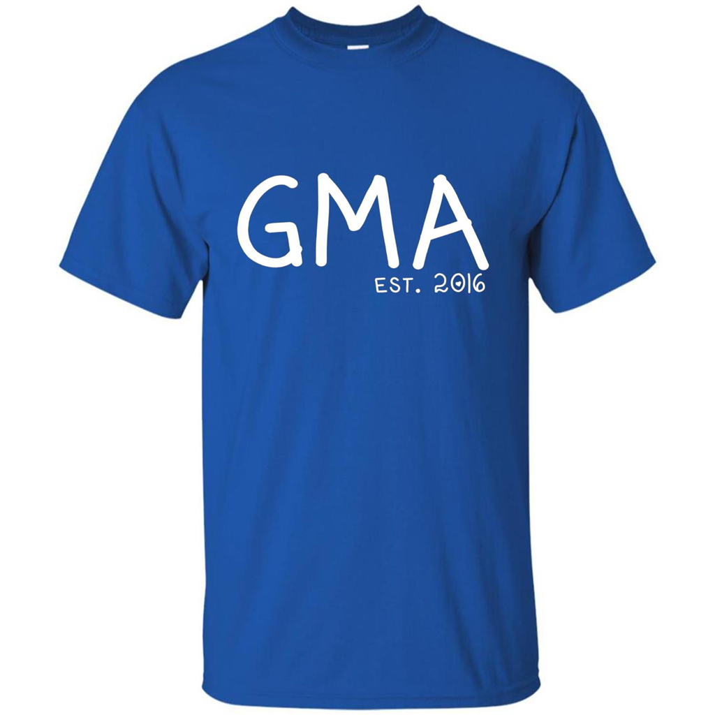 New Gma Shirt - Gma Est. 2016 Grandparents Day Royal