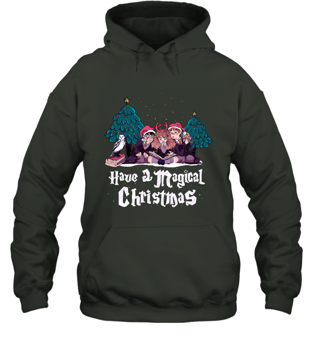 Have A Magical Christmas Harry Potter Hoodie Hoodie Forest
