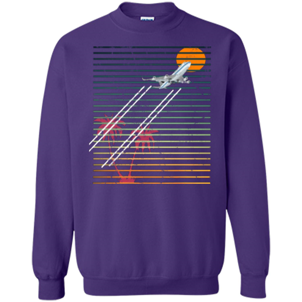 Retro Jet Sunset T-shirt Orange