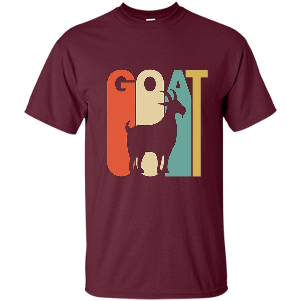 Vintage Goat T-Shirt Maroon