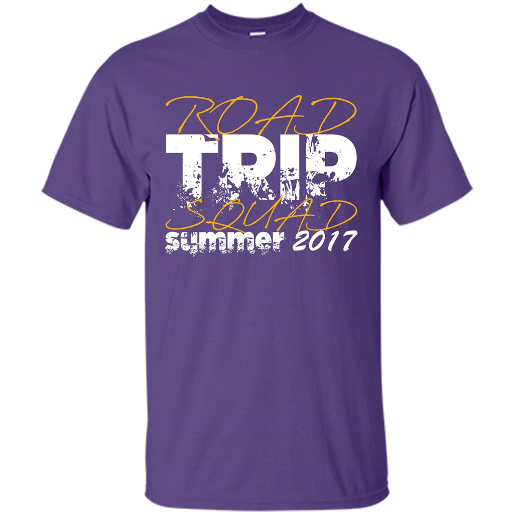 Summer T-shirt Road Trip Squad Summer 2017 Purple
