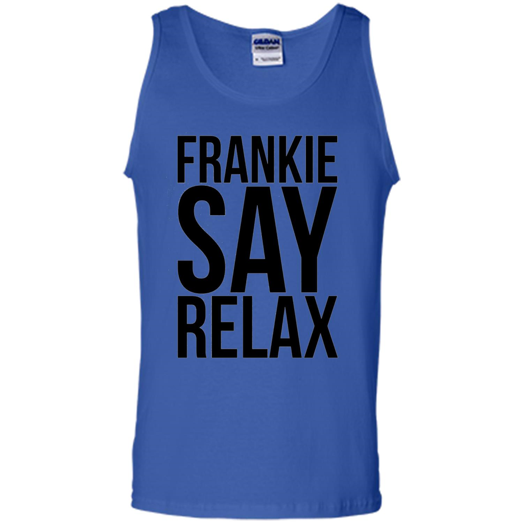 Music Lover T-shirt Frankie Say Relax Royal