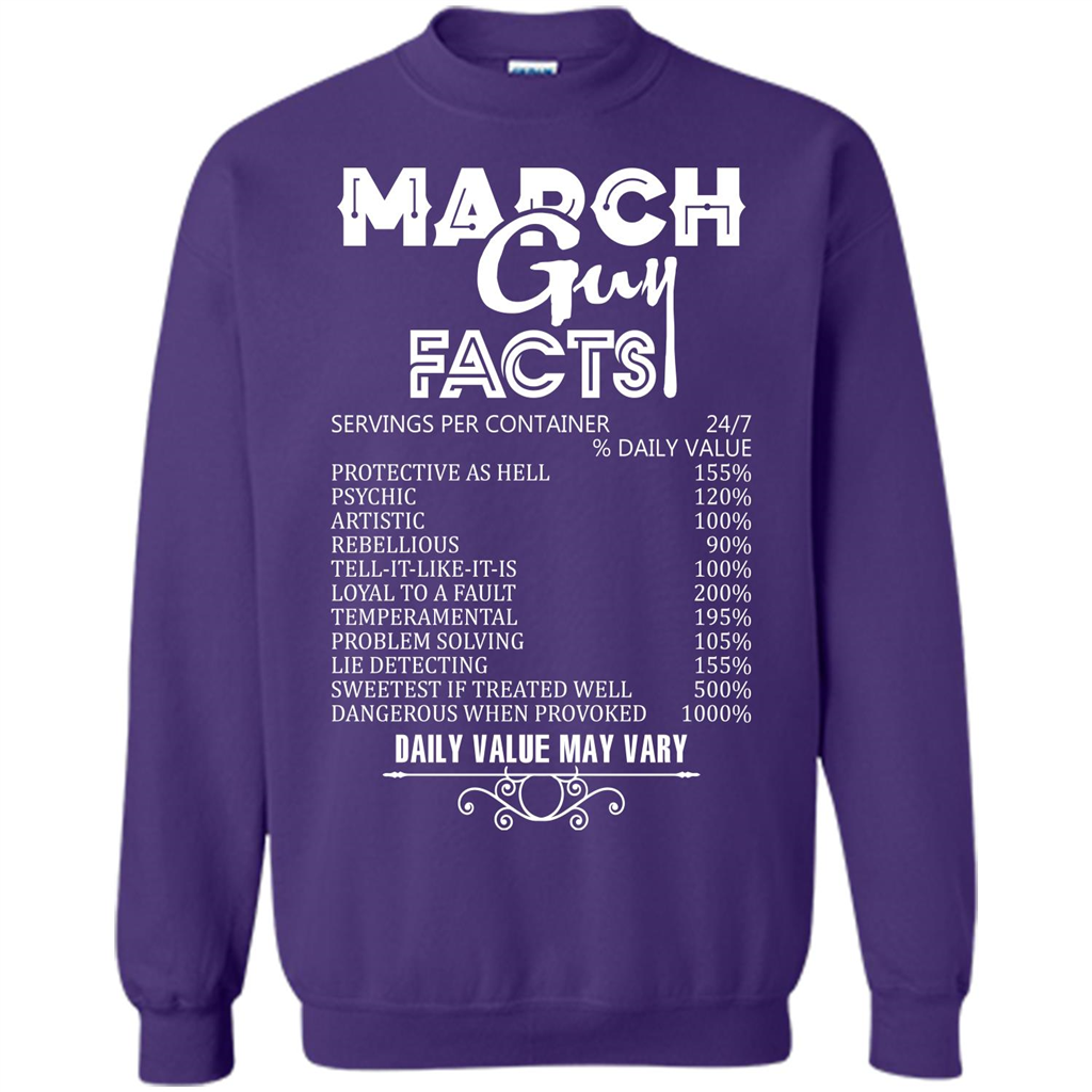March Guy Facts T-shirt Orange