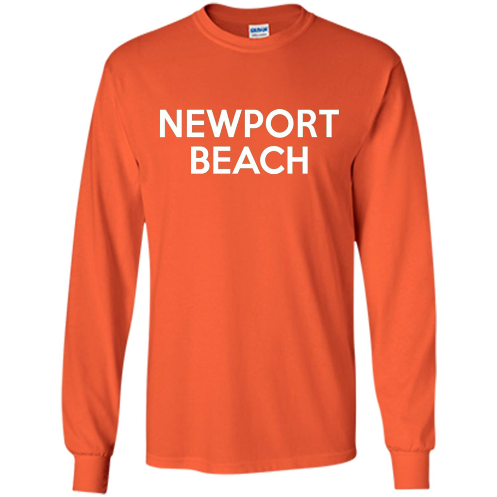 Newport Beach - California T-shirt Orange