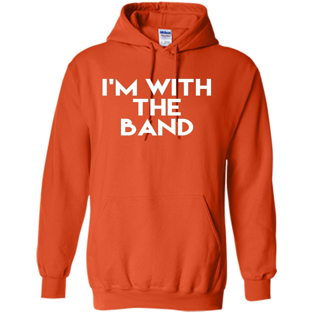 I'm With the Band T-shirt Orange