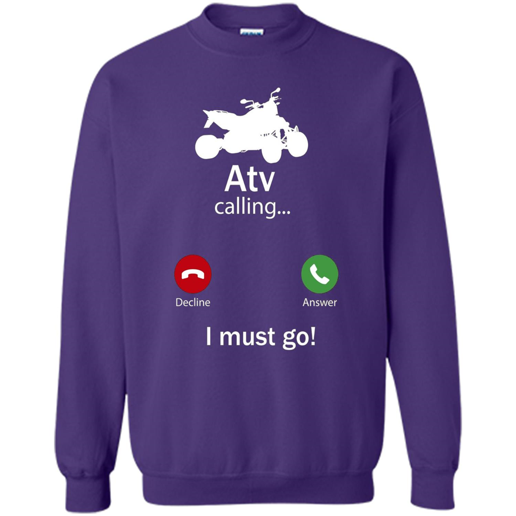 Calling For Hobbies Love Atv Hobby Funny T-shirt Orange