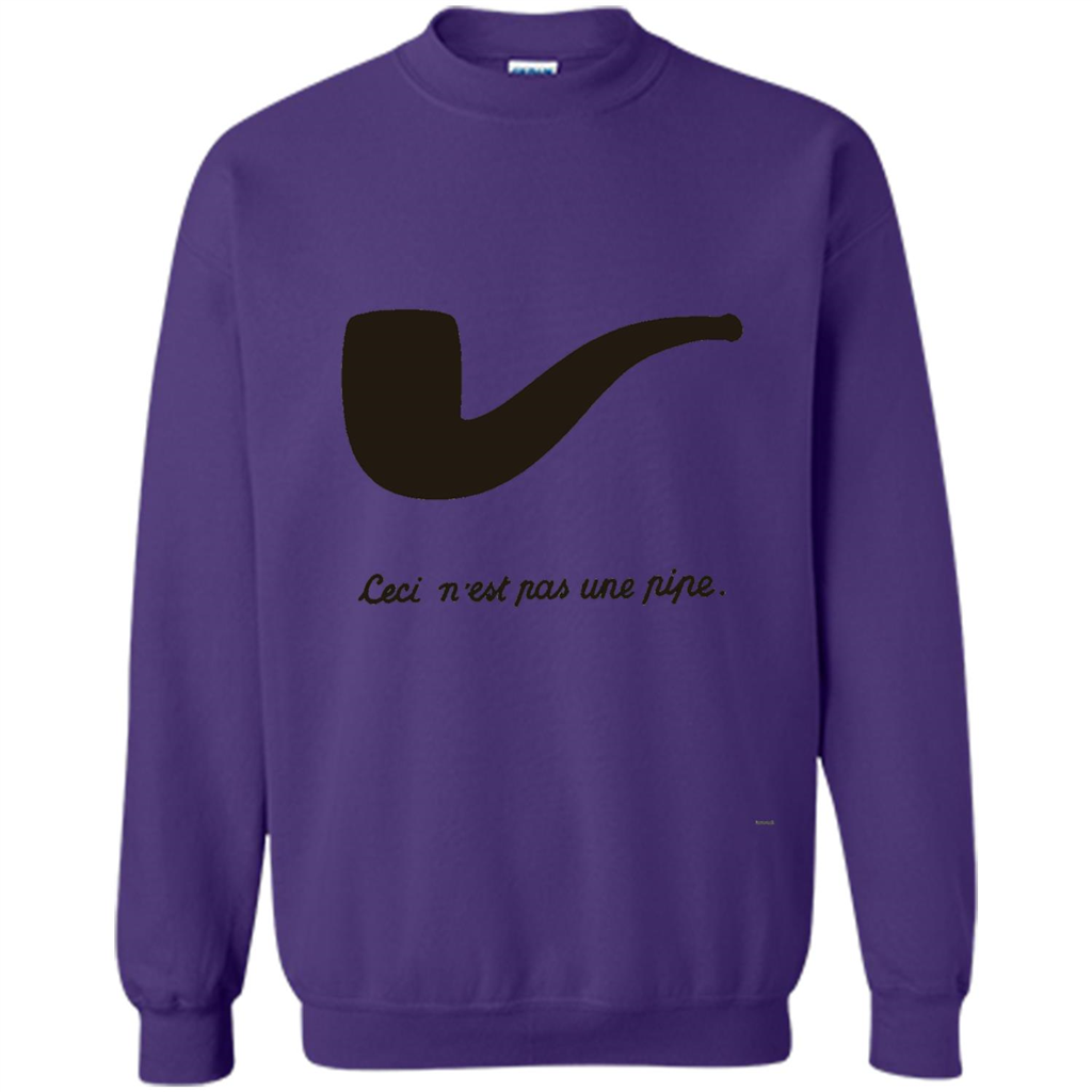 Ceci N'est Pas Une Pipe T-Shirt Orange