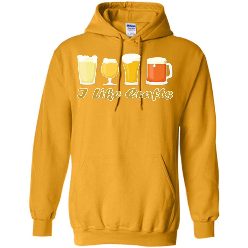 Beer T-shirt I Like Crafts Gold