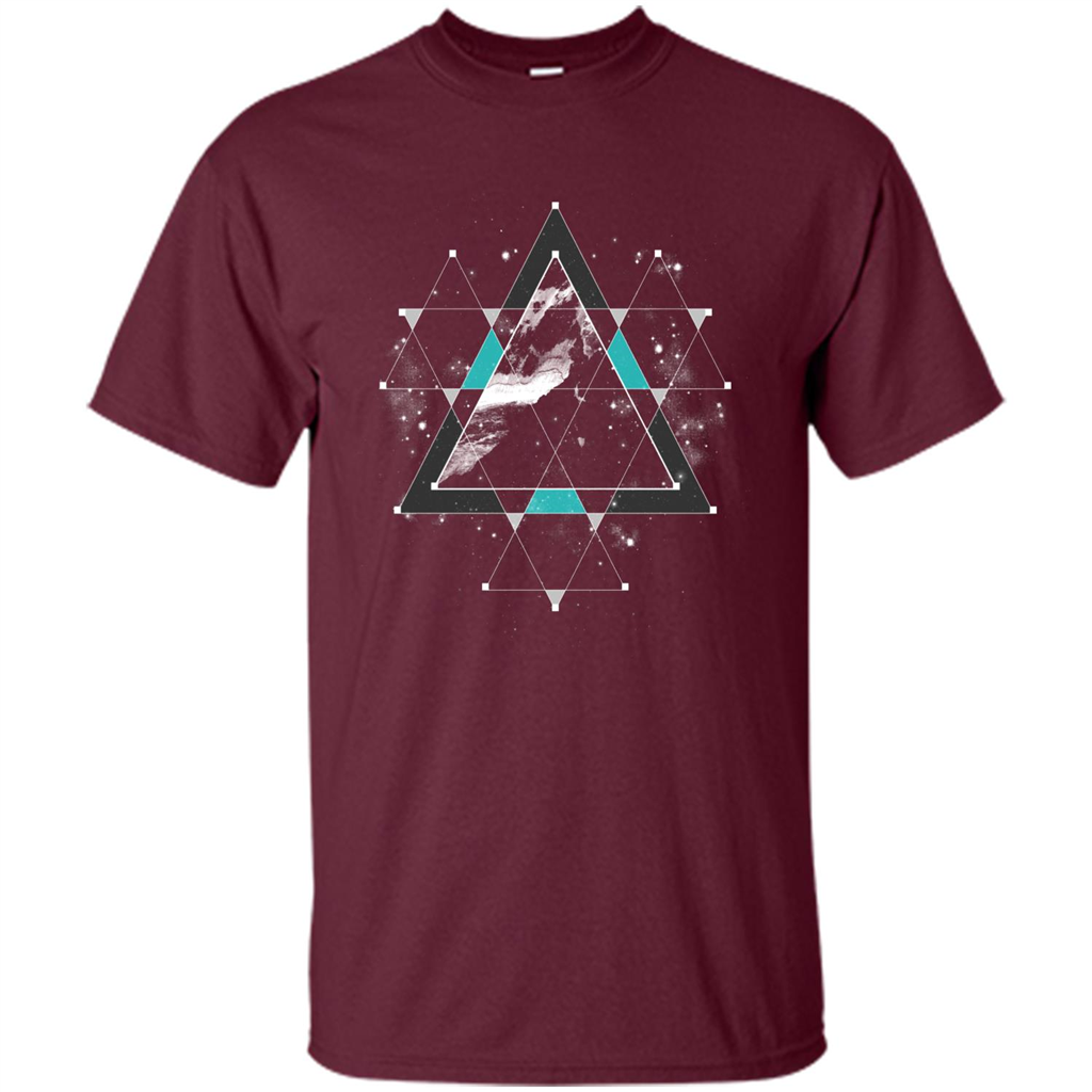 Time And Space T-shirt Maroon