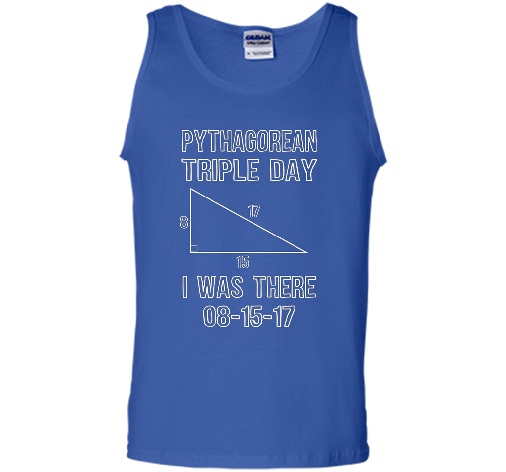 Pythagorean Triple Day 2017 8-15-17 Geeky T-shirt Royal