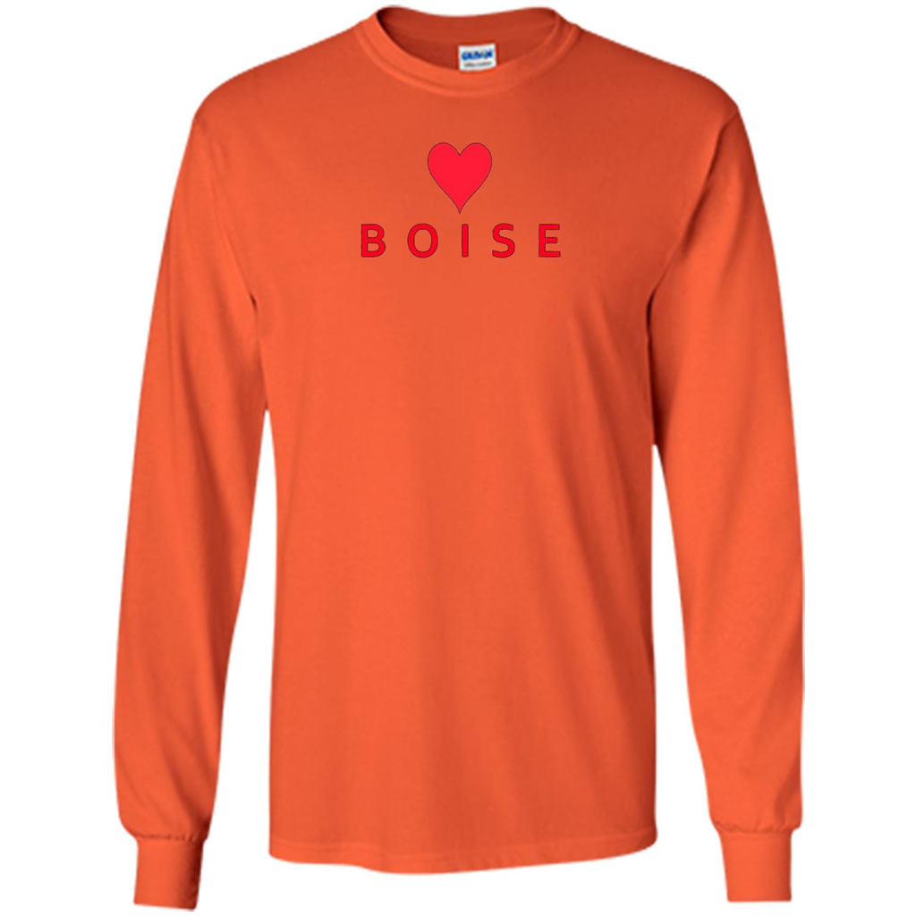 Boise Idaho With Heart Love T-shirt