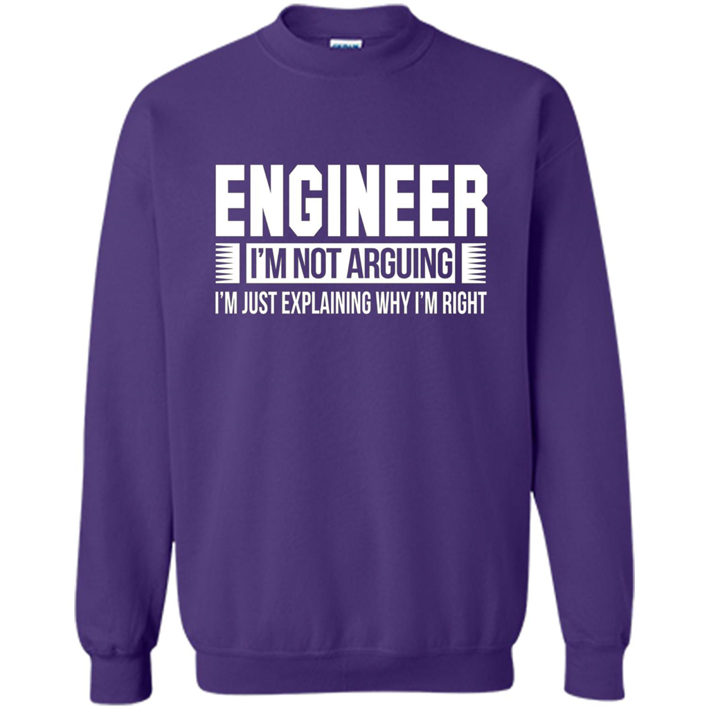 Engineer I'm Not Arguing T-shirt Orange