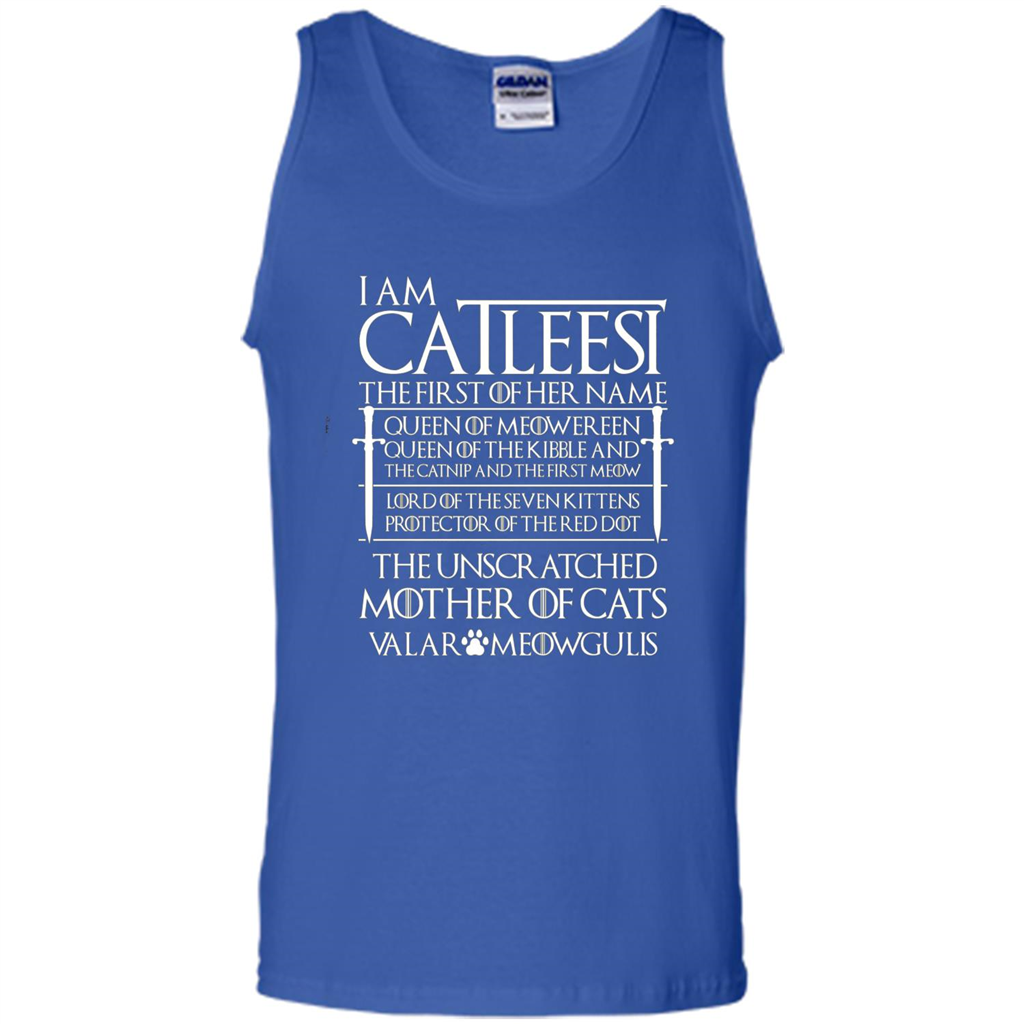 Mother Of Cats Catleesi Funny T-shirt Royal