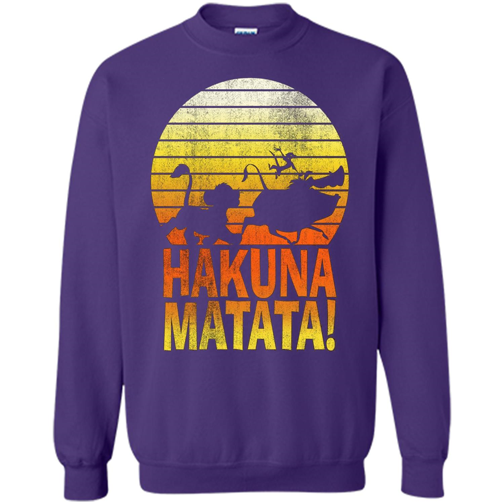 Cartoon T-shirt The Lion King Hakuna Matata Orange