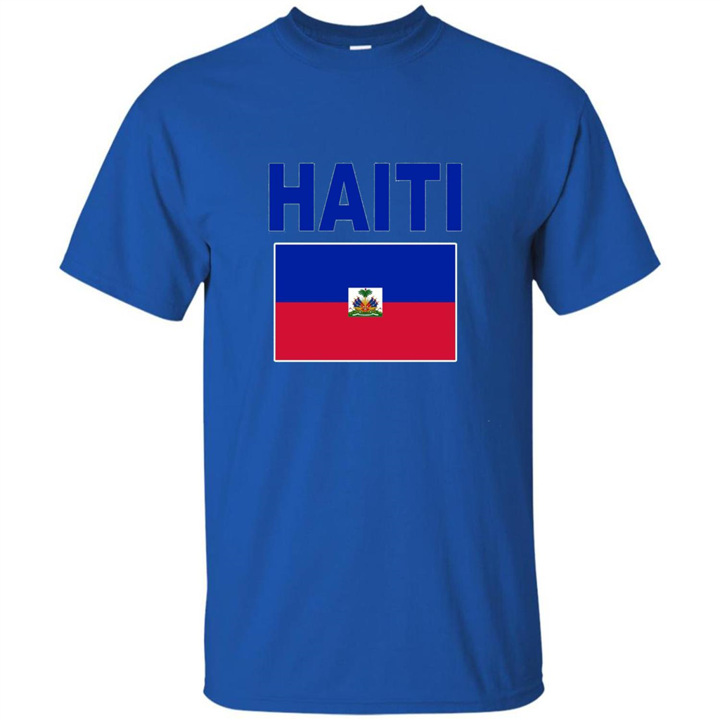 Haiti Flag T-Shirt Royal
