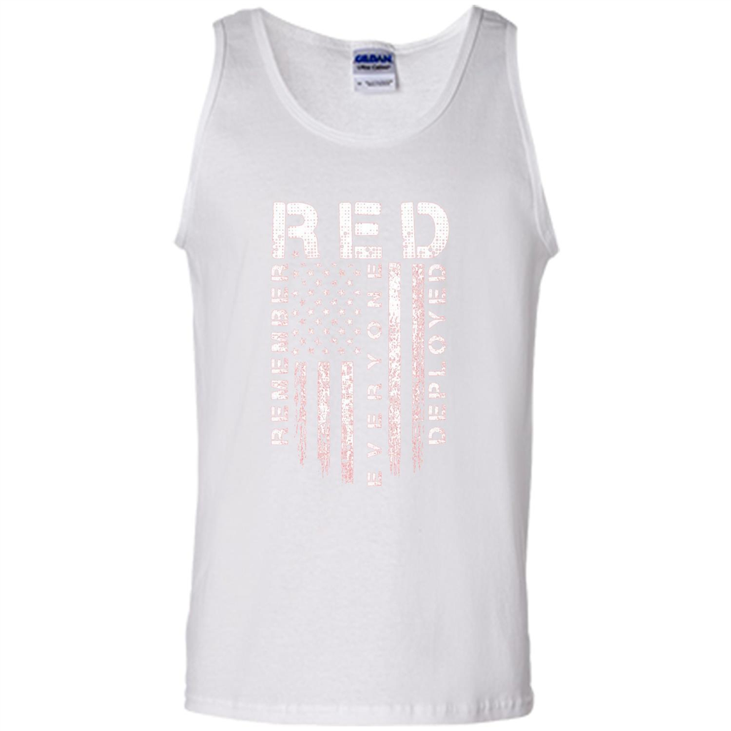 Red Friday - Remember Everyone Veteran Deployed T-shirt White