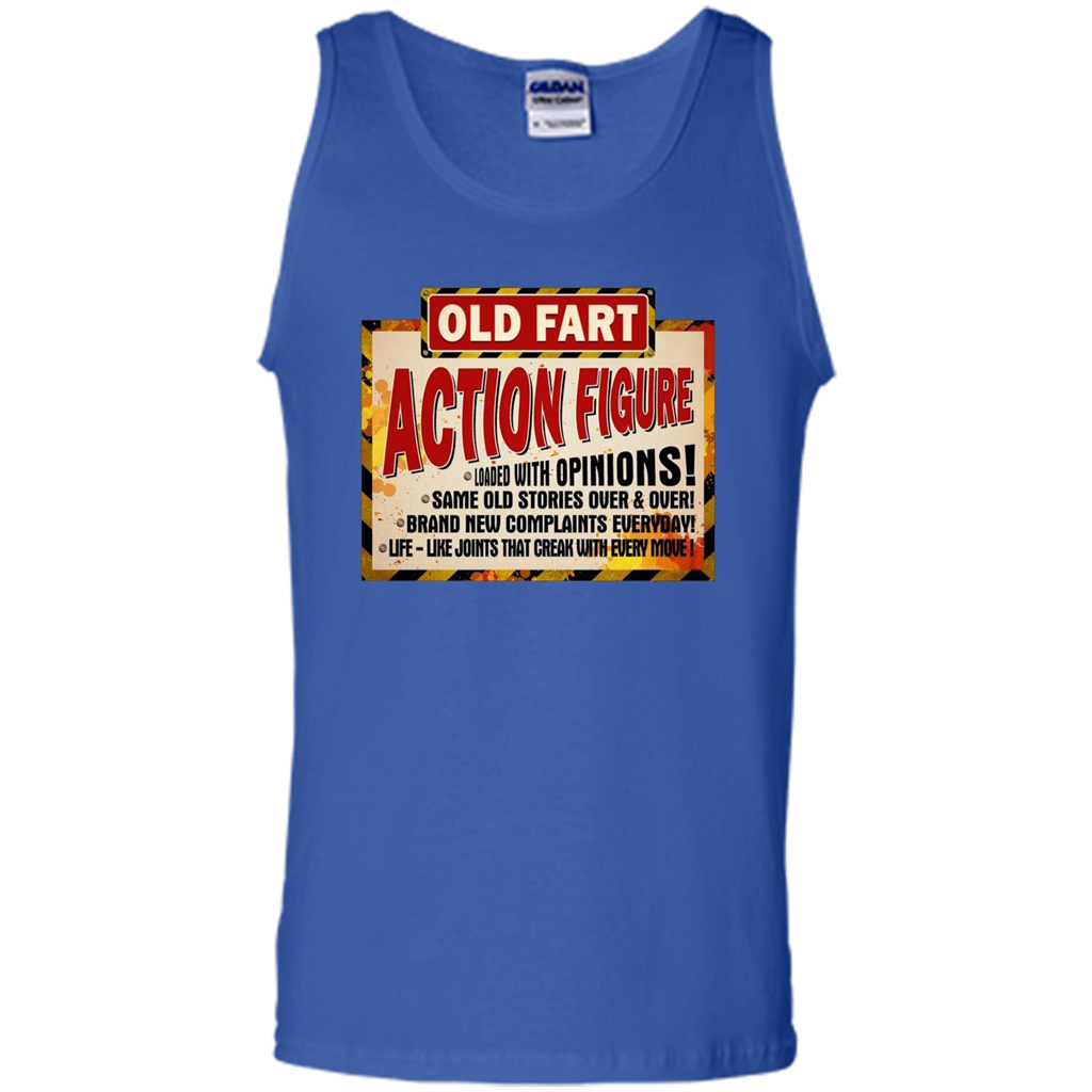 Old Fart Action Figure - Funny Birthday T-Shirt Royal