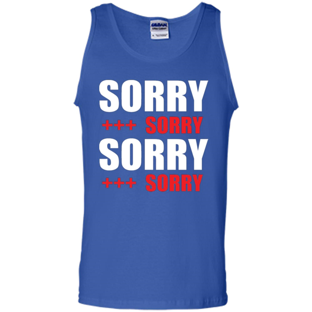 Sorry Sorry Sorry Sorry T-shirt Royal