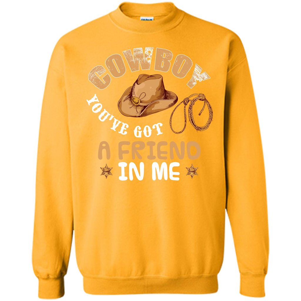 Cowboy You've Got a Friend in Me T-shirt Gold