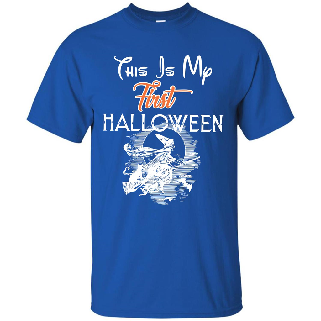 Halloween T-shirt This Is My First Halloween Royal