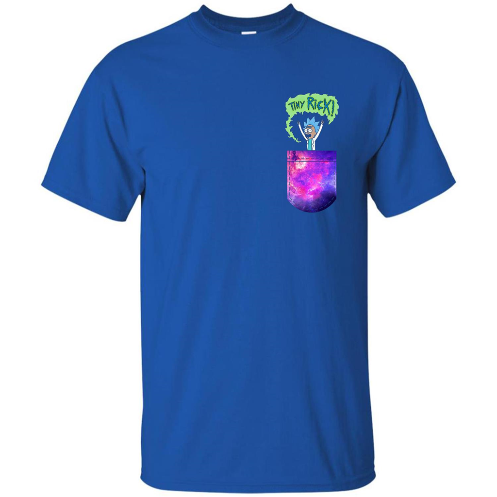 Rick And Morty T-shirt Tiny Rick T-shirt Royal