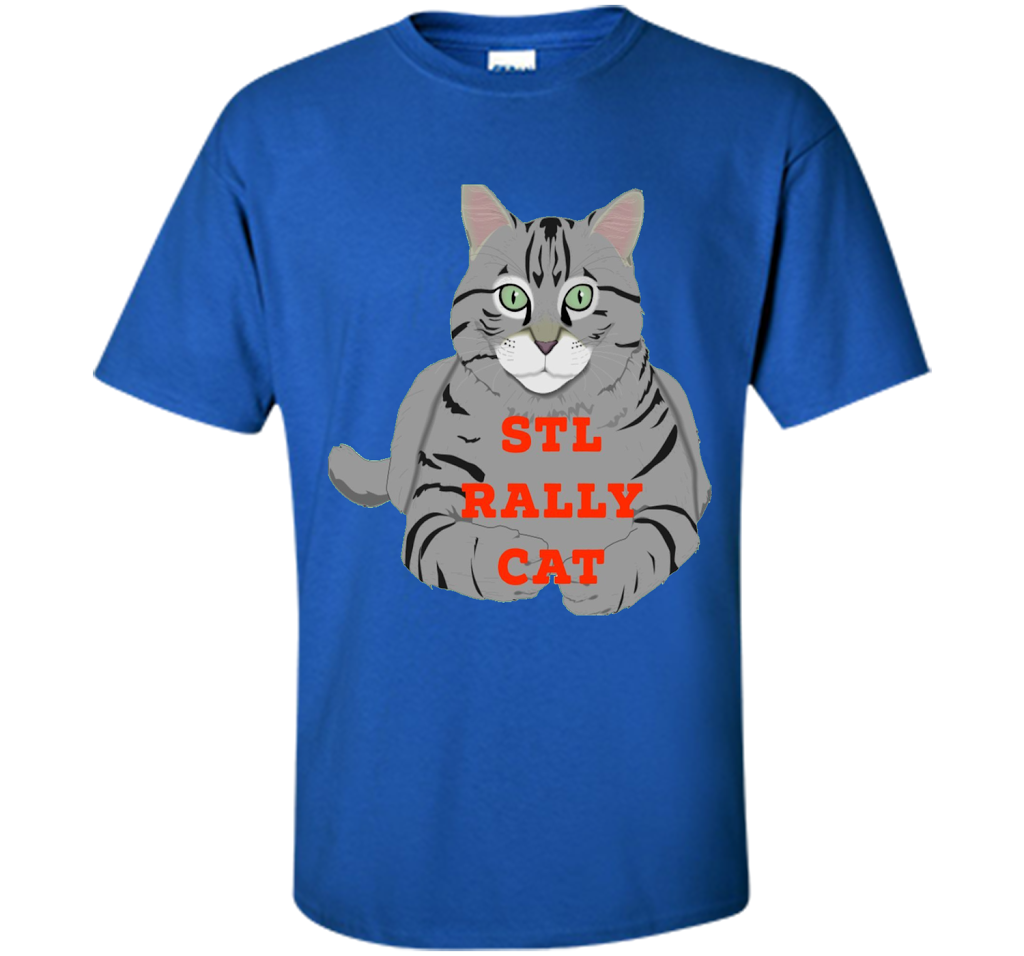 St. Louis Rally Cat T-Shirt t-shirt Royal