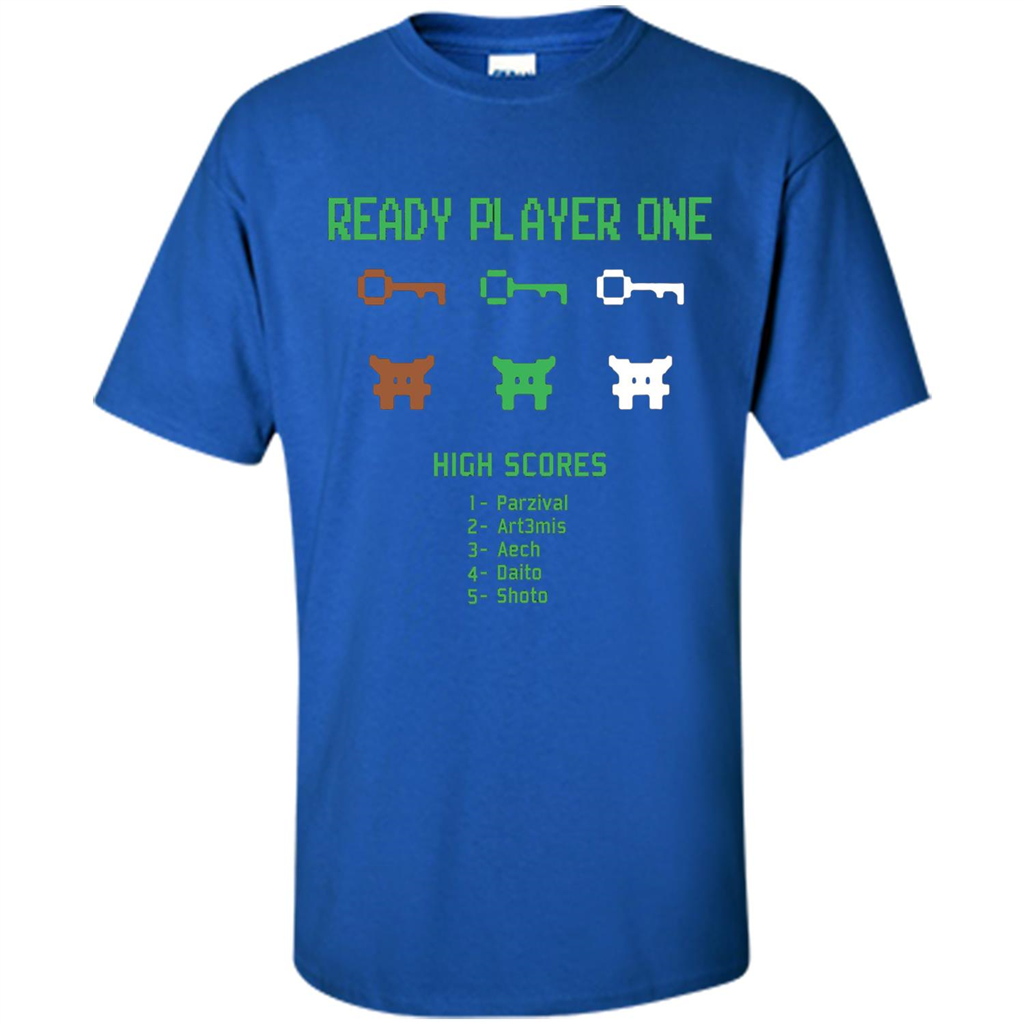 Video Games Ready Play One T-shirt Royal
