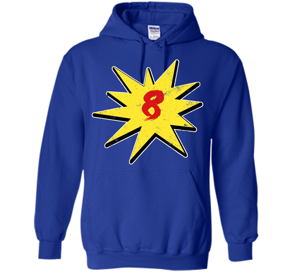 Eighth Birthday Shirt Super Hero Birthday Shirt 8 Year Old shirt Royal