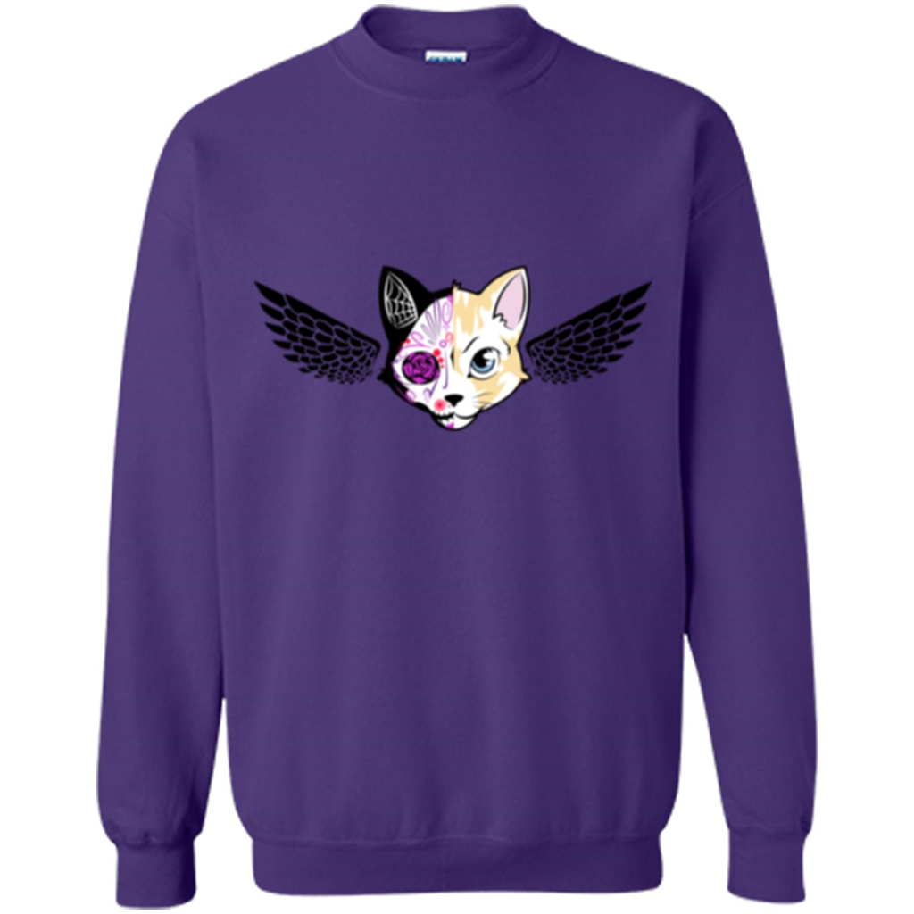 Wolf and Bird T-shirt Orange