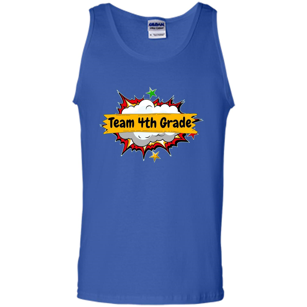 Team 4th Grade T-shirt Back To School Teacher Student T-shirt Royal