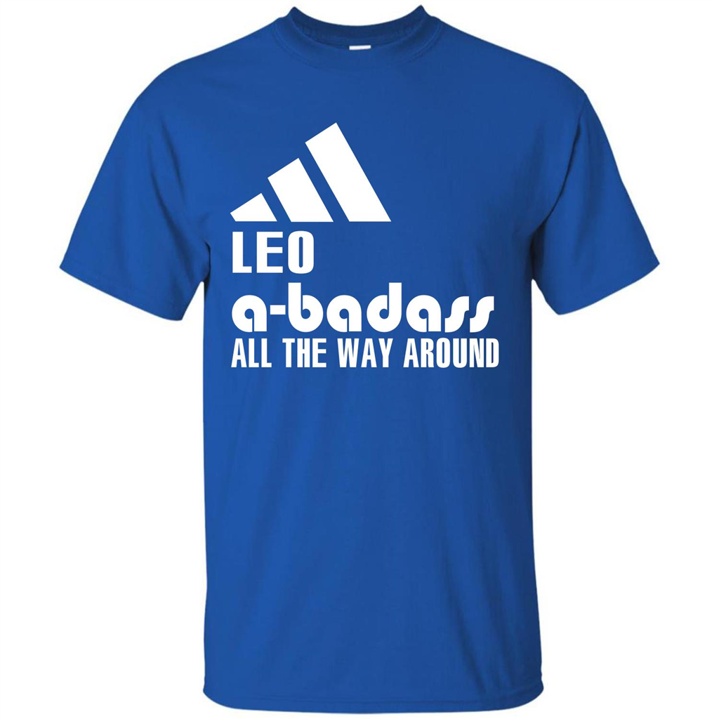Leo A-Badass All The Way Around T-shirt Royal